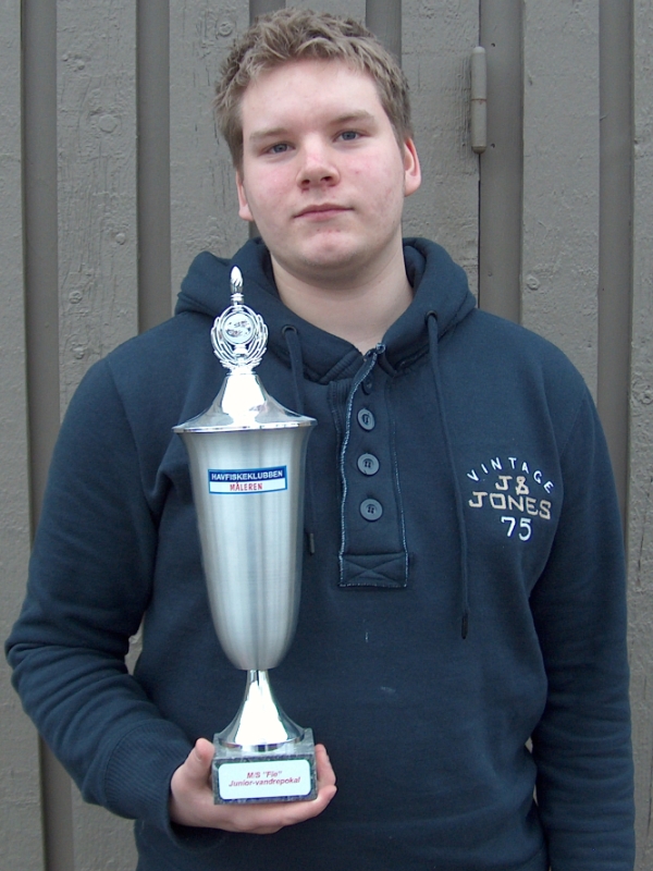 Andr&eacute; med Fiepokalen