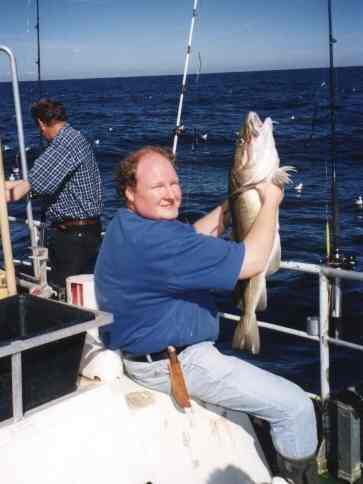 Torben med sin 10 kg's torsk